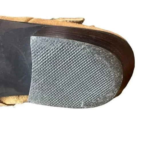 Apri Womens Tan Suede Galant Brown Ankle Bootie Size 8 - Picture 8 of 9